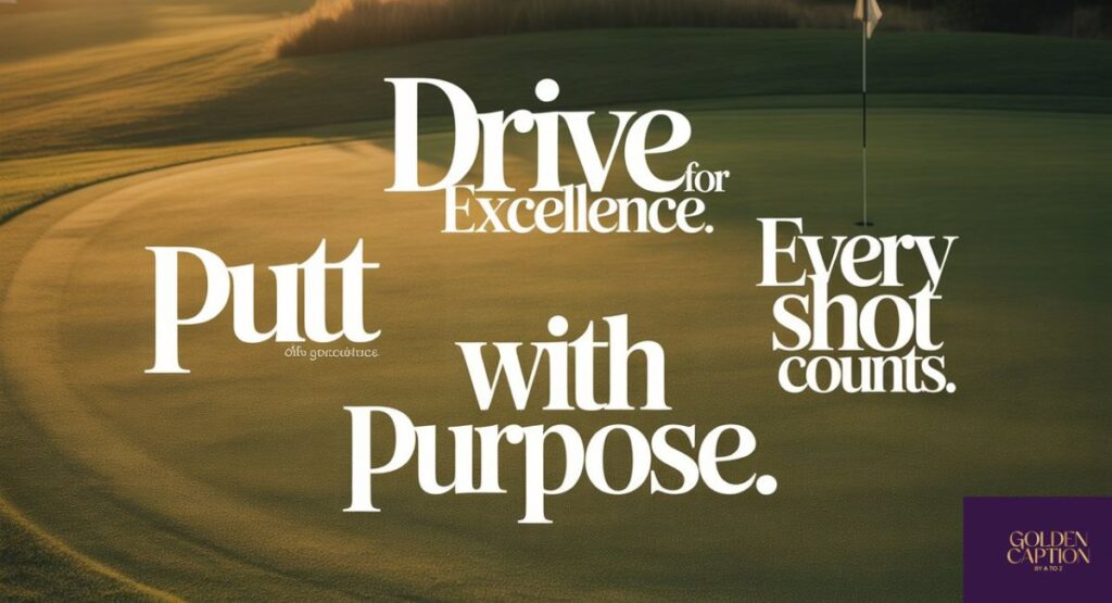 Cute Golf Captions for Instagram to Show Your Playful Side