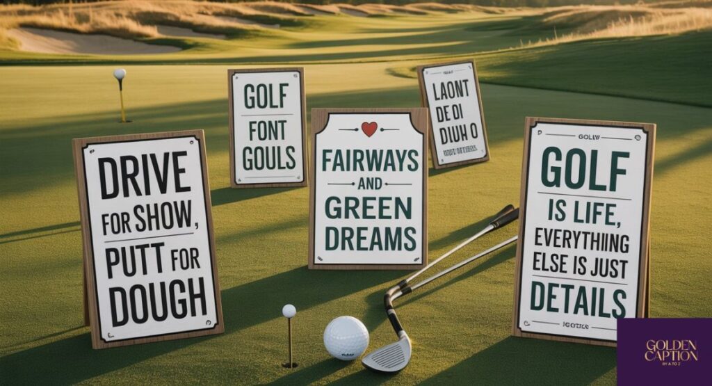 Cute Golf Captions for Instagram to Show Your Playful Side