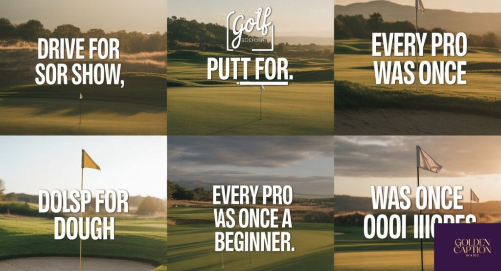 Cute Golf Captions for Instagram to Show Your Playful Side