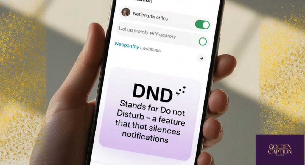 DND Mean on Snapchat? turn off