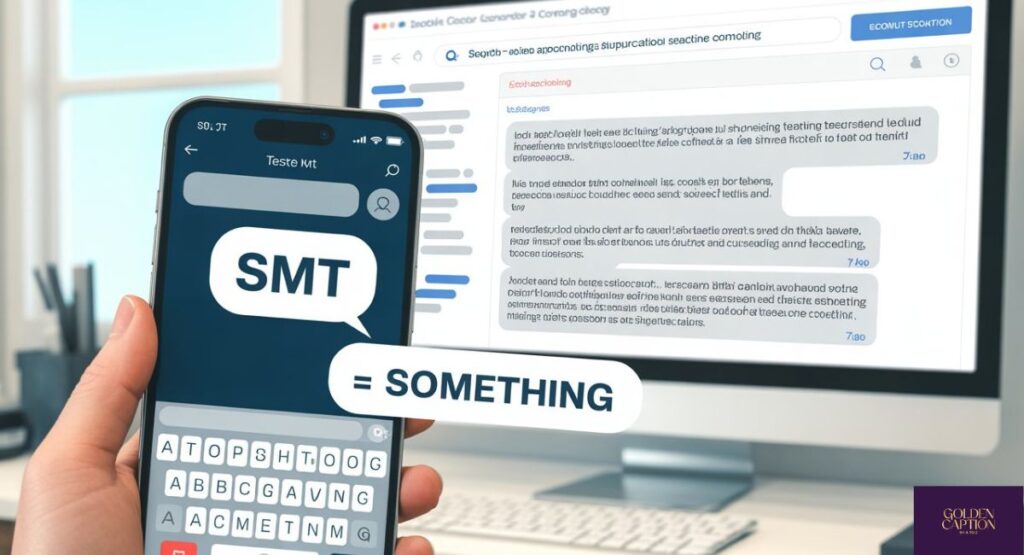 what does smt mean in texting