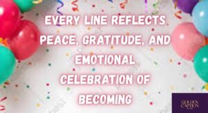 21st Birthday Caption Wrapped in Gentle Celebrations of Life
