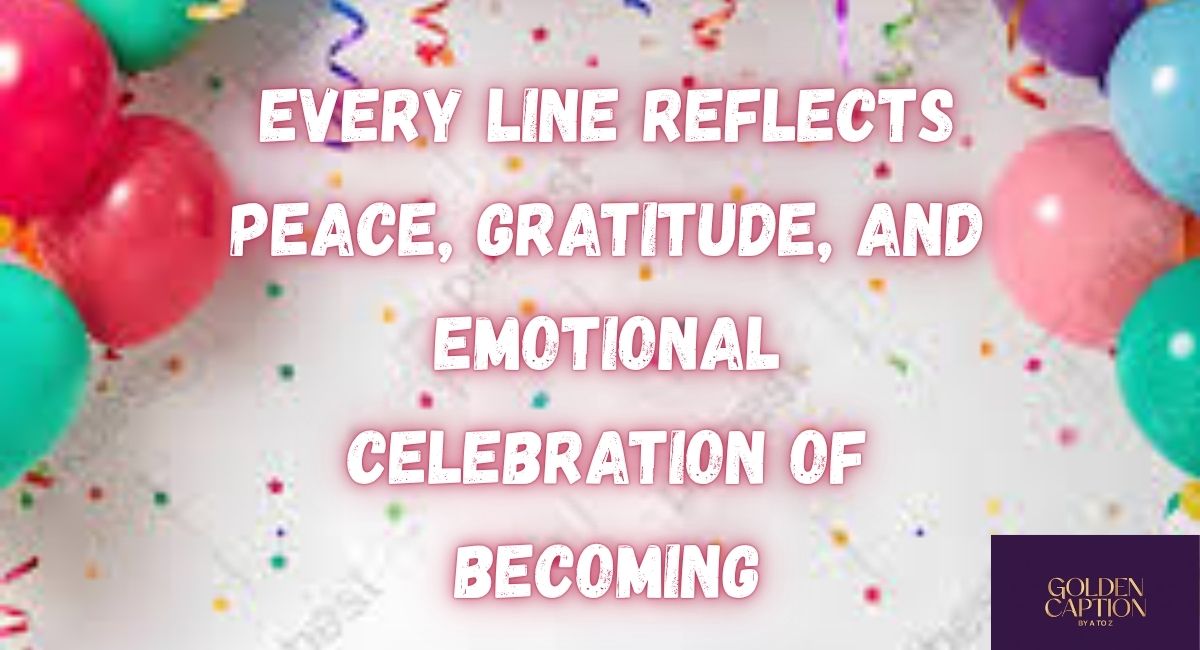 21st Birthday Caption Wrapped in Gentle Celebrations of Life