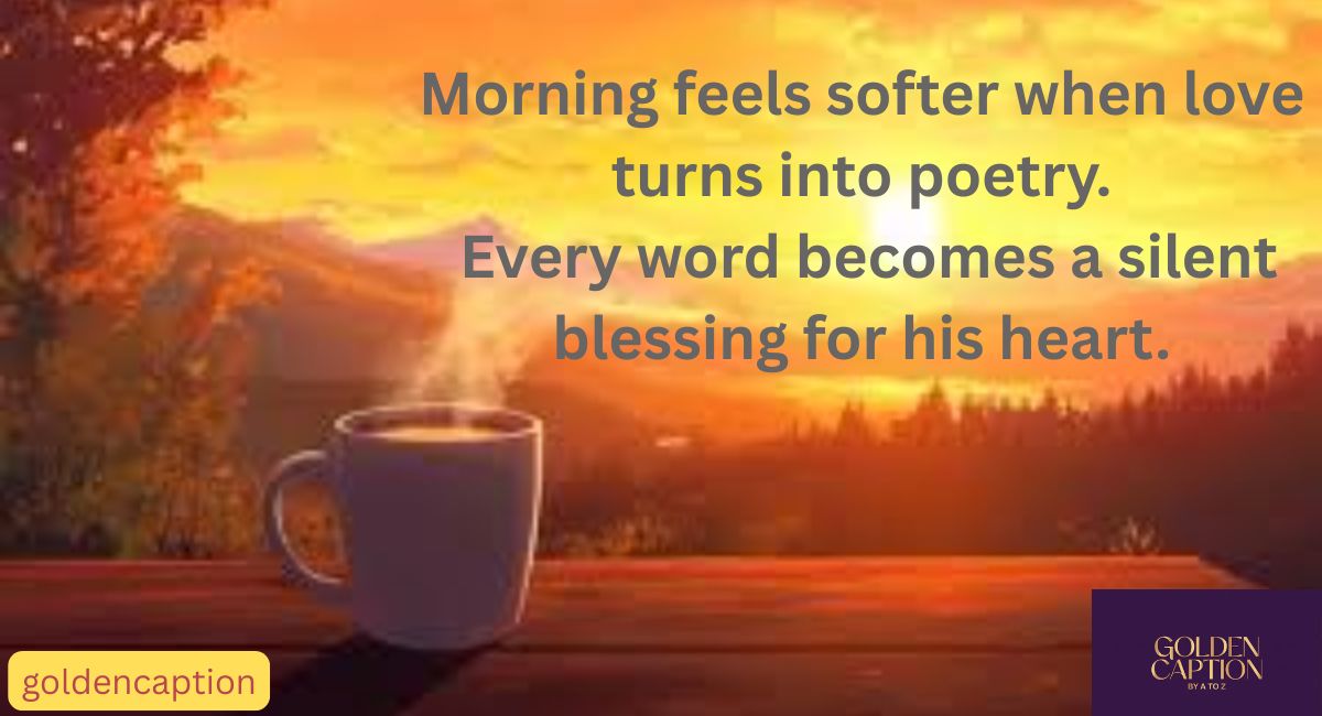 Good Morning Message for Him Written in Gentle Lines of Love and Light