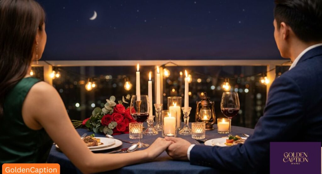 Candle Light Dinner Quotes for Instagram at Home for Cozy Nights