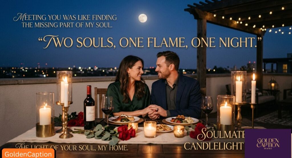 Candle Light Dinner Quotes for Soulmate Vibes