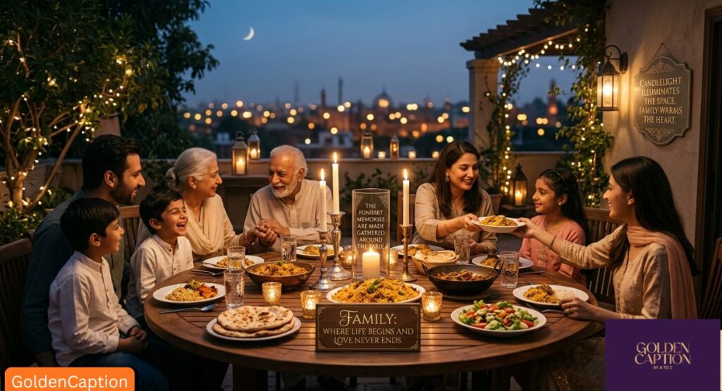 Candle Light Dinner Quotes for Family Gatherings