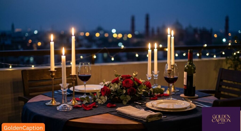 Romantic Candle Light Dinner Quotes for Instagram