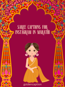 Saree Captions for Instagram in Marathi