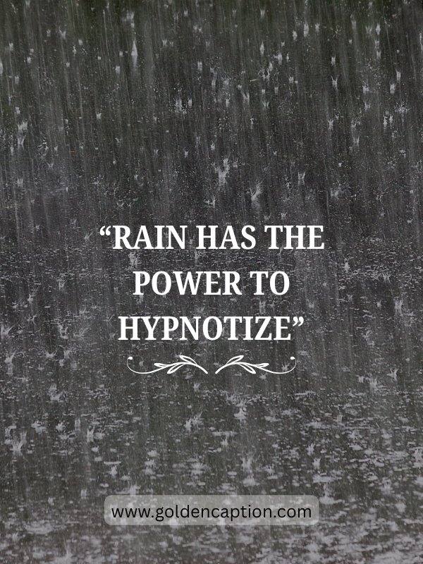 rainy captions